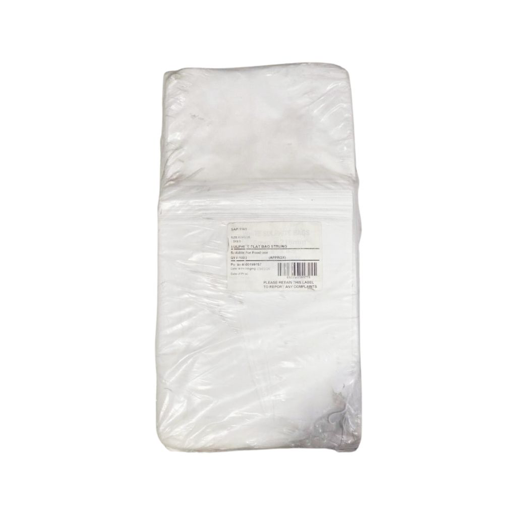 [590] SULPHITE BAGS WHITE 8.5*8.5 1000PCS