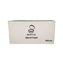 SAUCE CUPS + LIDS ONE OZ 1000PCS