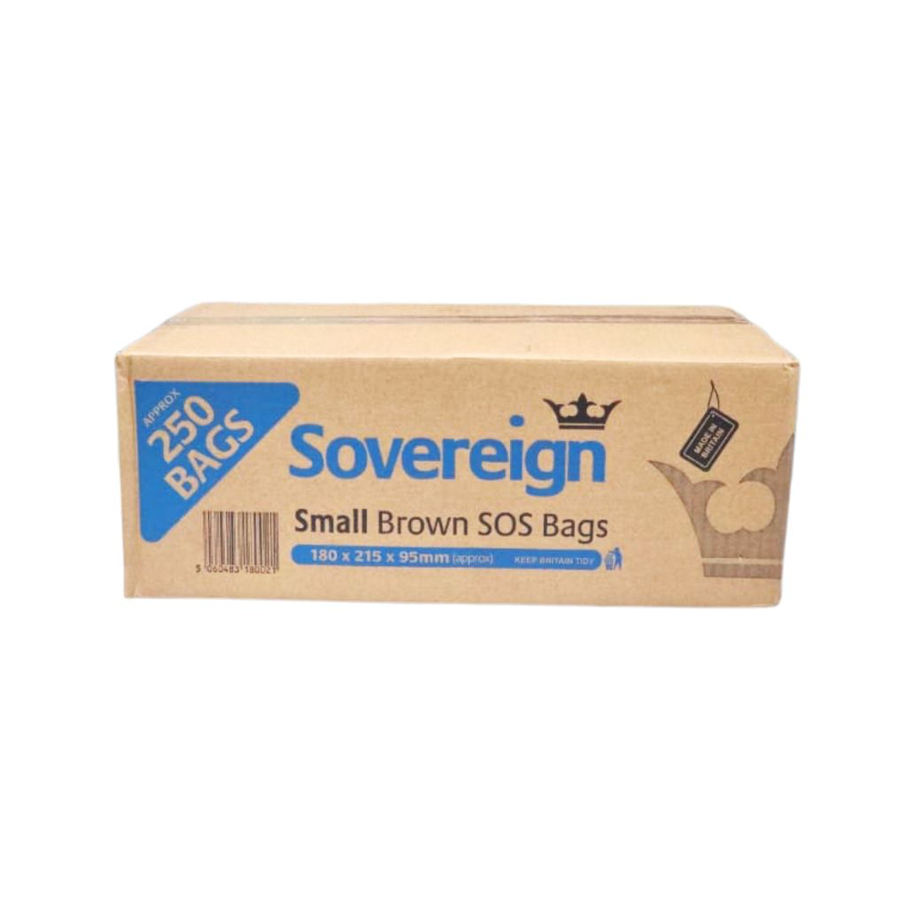 [556] SOS BAG BROWN FH SMALL 7*10*8.5 250PCS