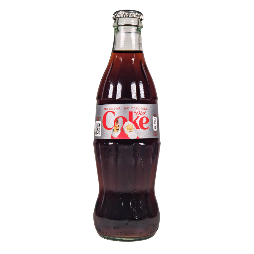 [189] DIET COKE GLASS BTLS 24*330ML
