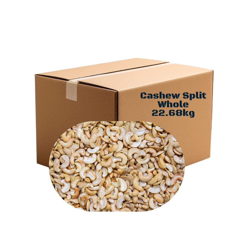 [1076] CASHEW SPLITS WHOLE 50LB 22.68KG