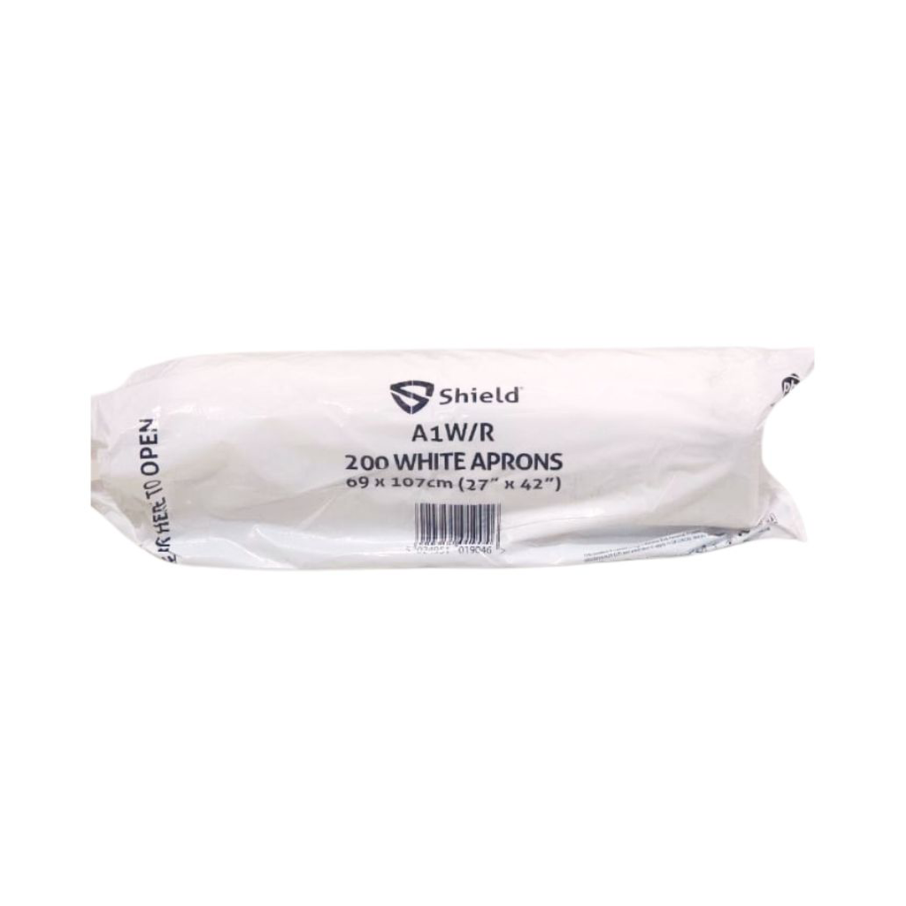 [735] DISPOSABLE APRONS WHITE ROLL 200PCS