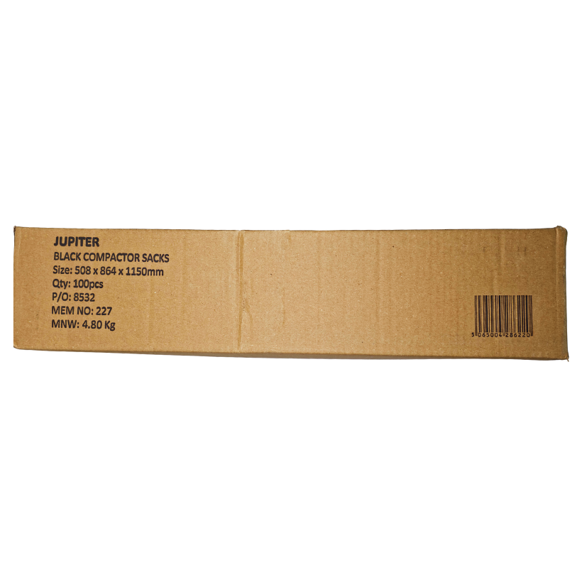 [200] EX LARGE BLACK SACKS 20*34*47 100PCS