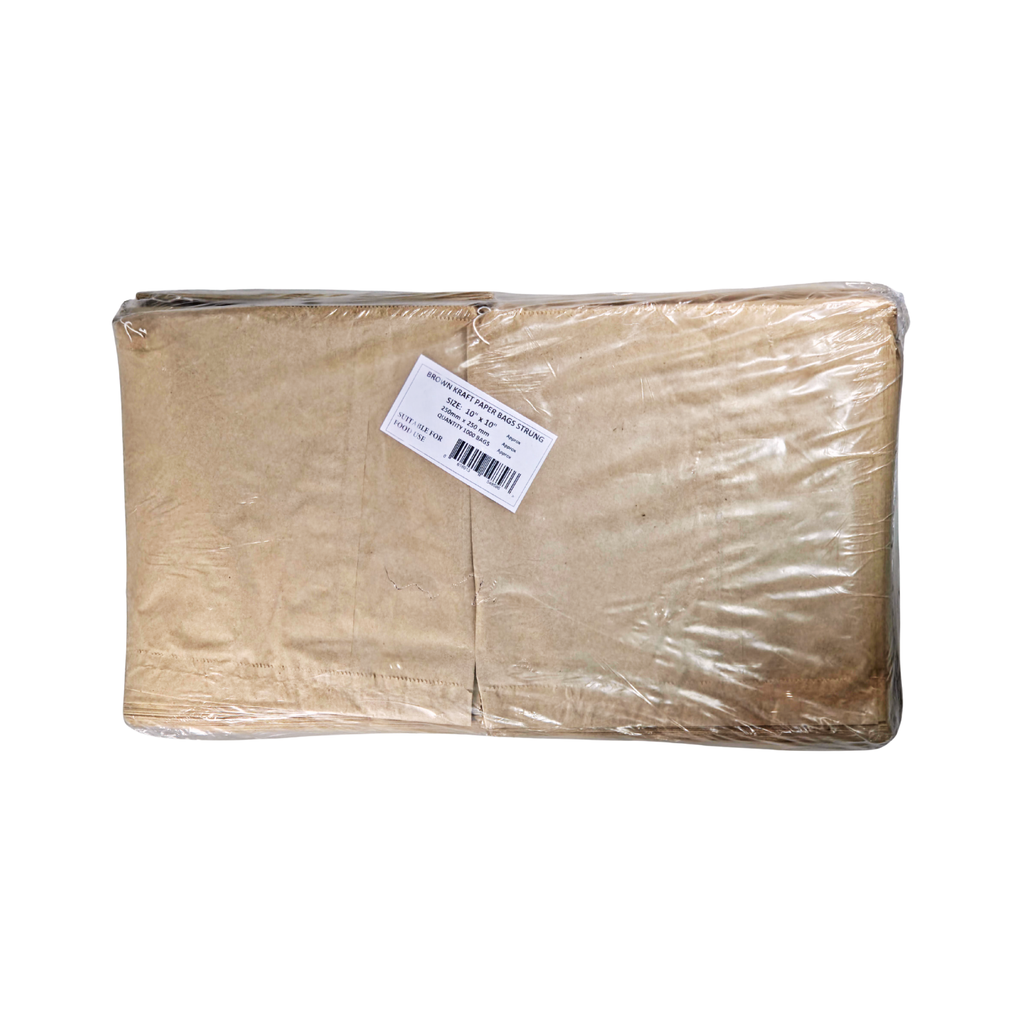 [330] KRAFT BROWN BAG STR 10*10 MEDIUM 1000PCS