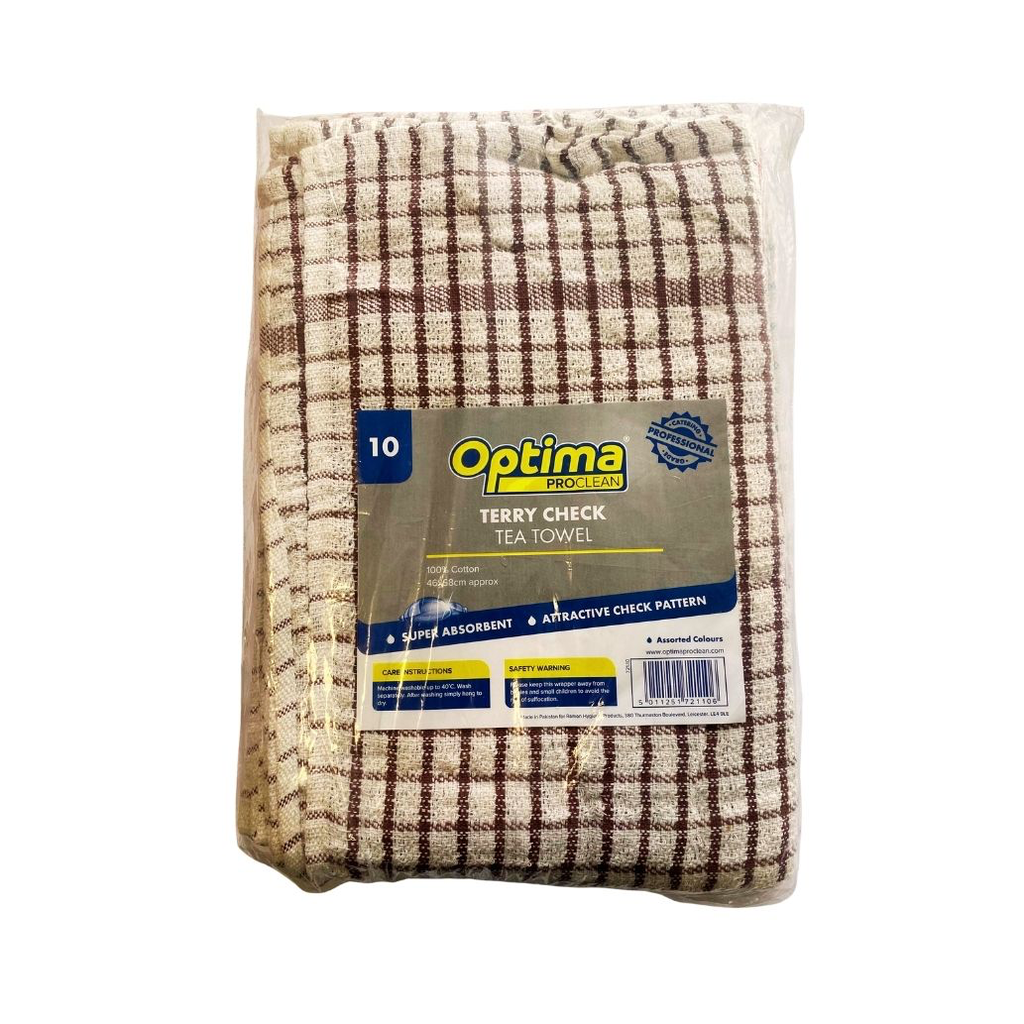 [816] TEA TOWELS 46*68CM 10 PACK