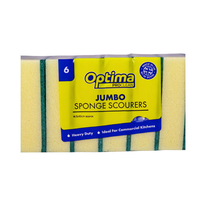 [522] SCOURERS SPONGE JUMBO 6*4 6PCS