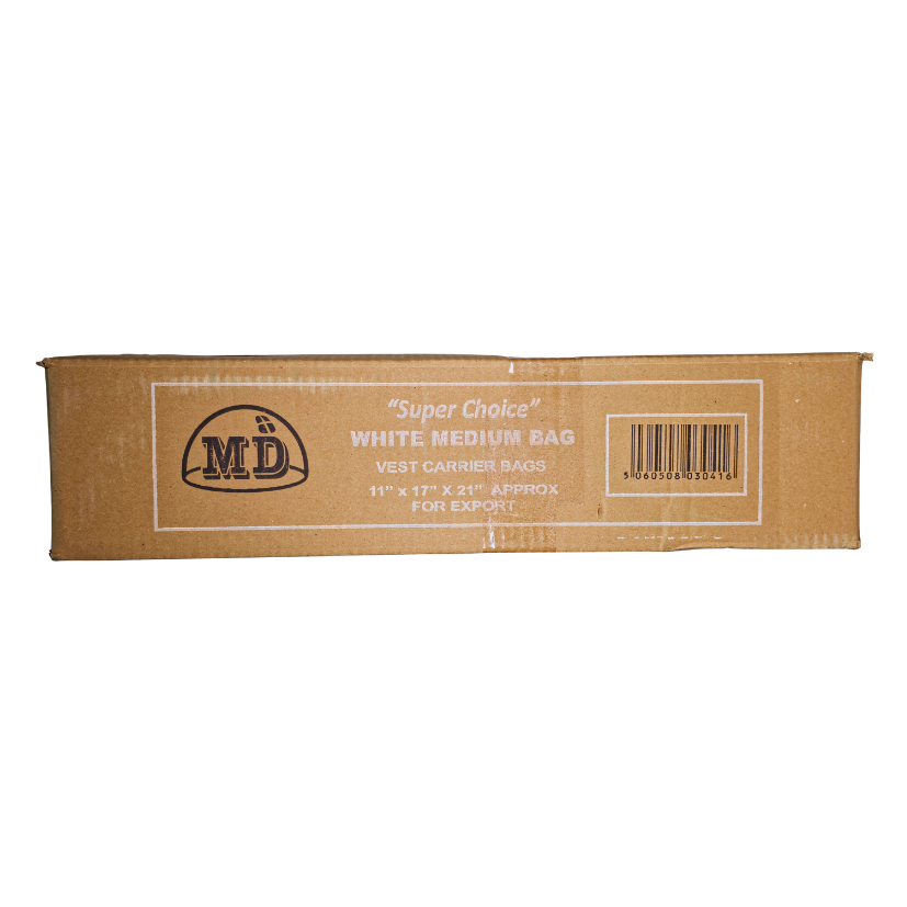 [911] CARRIER BAGS S4 WHITE 11*17*21 2K (MD)