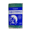 SCOURING PADS JUMBO GREEN 9*6 INCH 10PCS