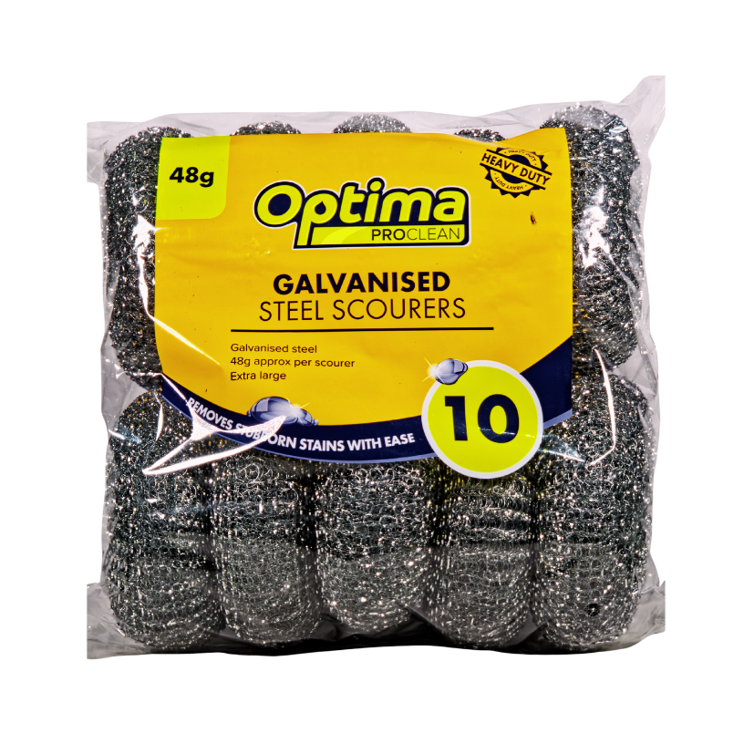 [521] SCOURERS GALVANISED STEEL 38G 10PCS