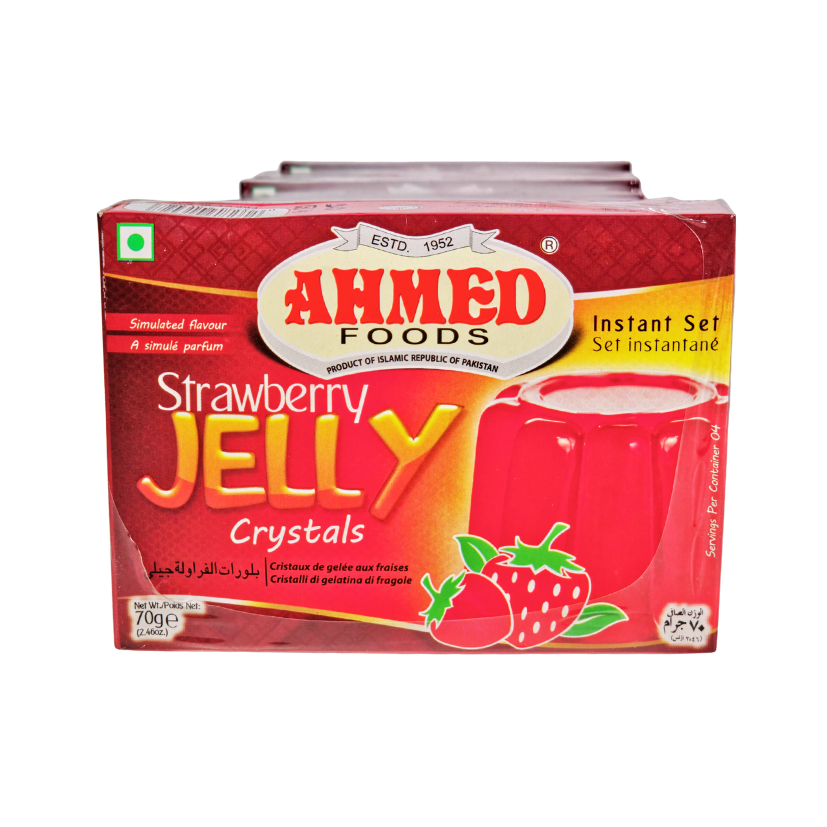[307] JELLY STRAWBERRY 12*70G (12) (AHMED)