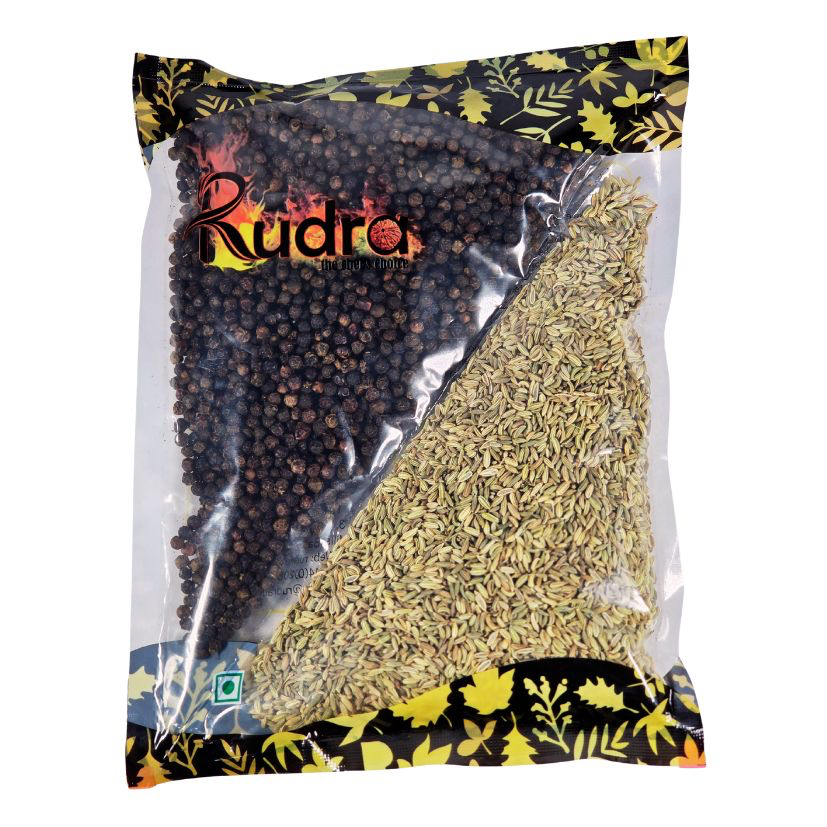 [1024] RUDRA PEPPER WHOLE 200G & FENNEL SEEDS 150G (15)