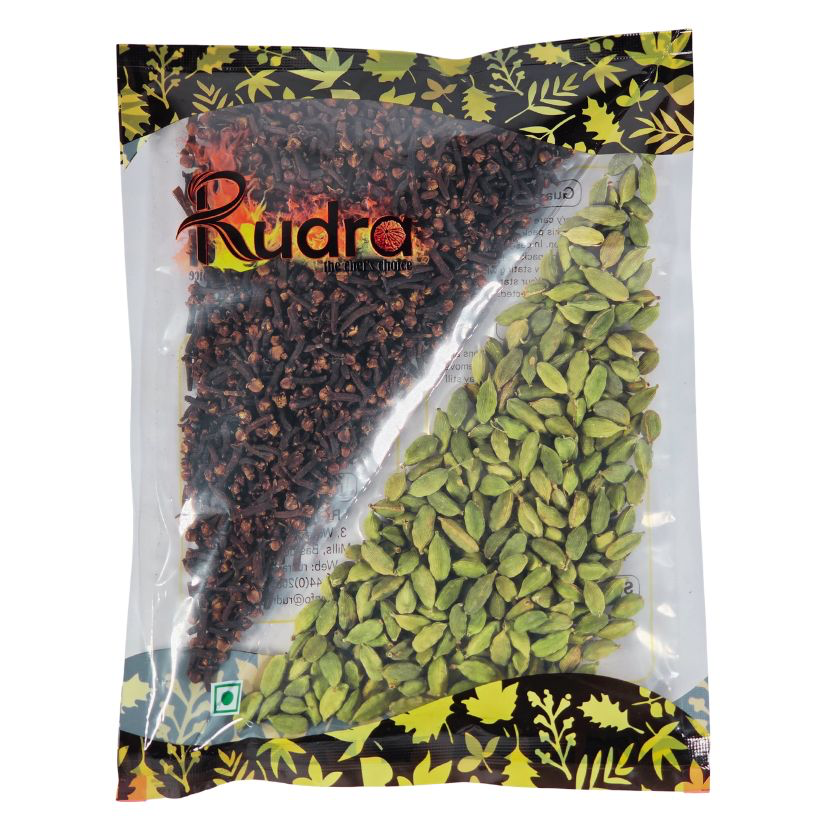 [1025] RUDRA CLOVES WHOLE 100G & CARDOMOM GREEN 50G (15)